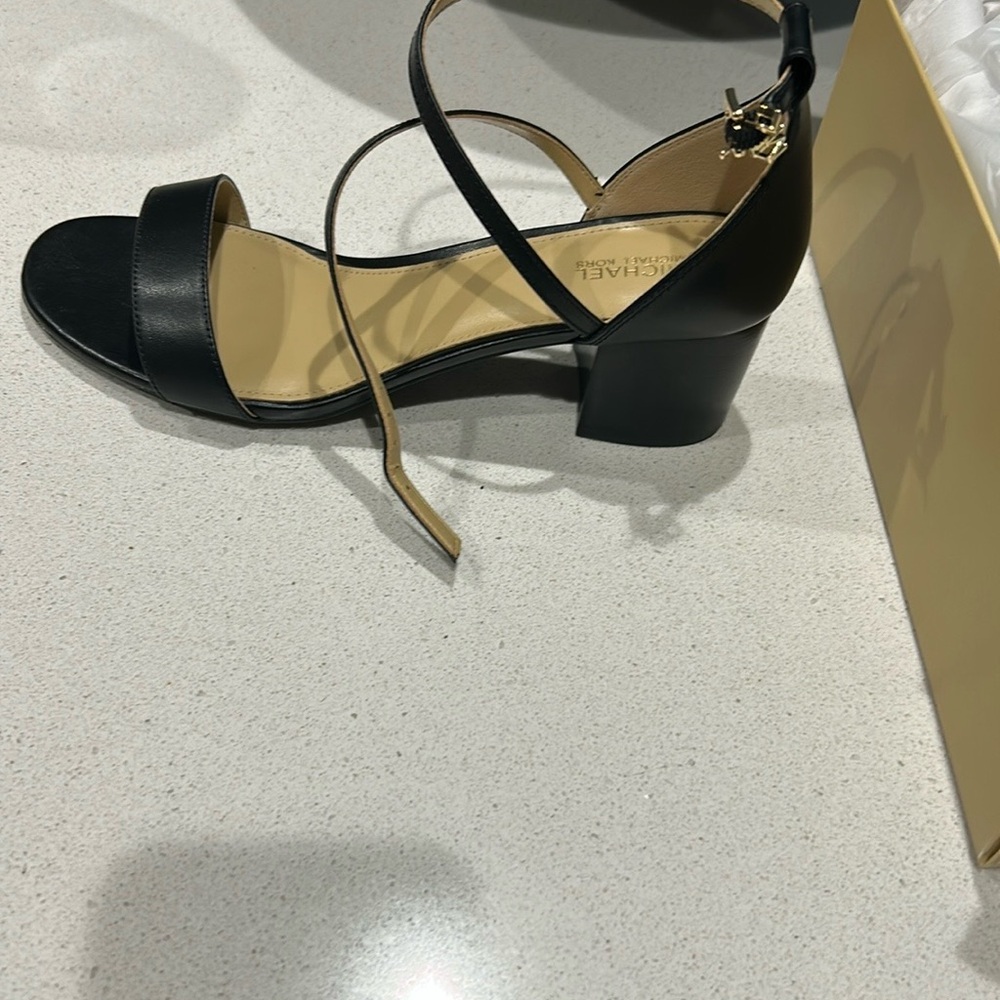 Michael Kors Black Strappy Sandals